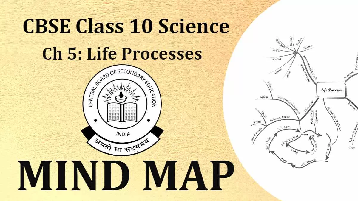 Download CBSE Class 10 Science Chapter 5 Mind Map PDF: Life Processes