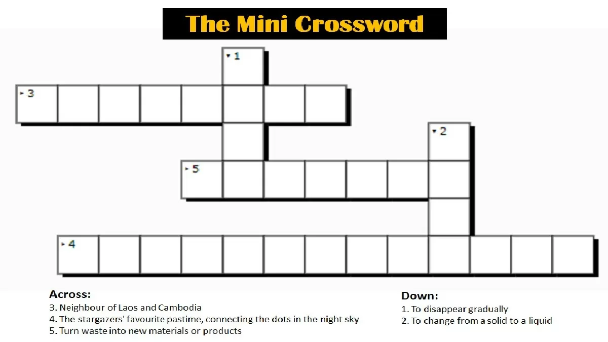 Mini Crossword With Answers: June 7, 2023