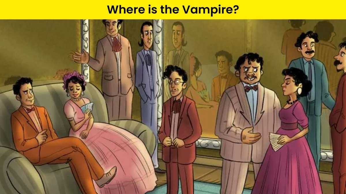 Visual Test - Spot the vampire at the party in 6 seconds
