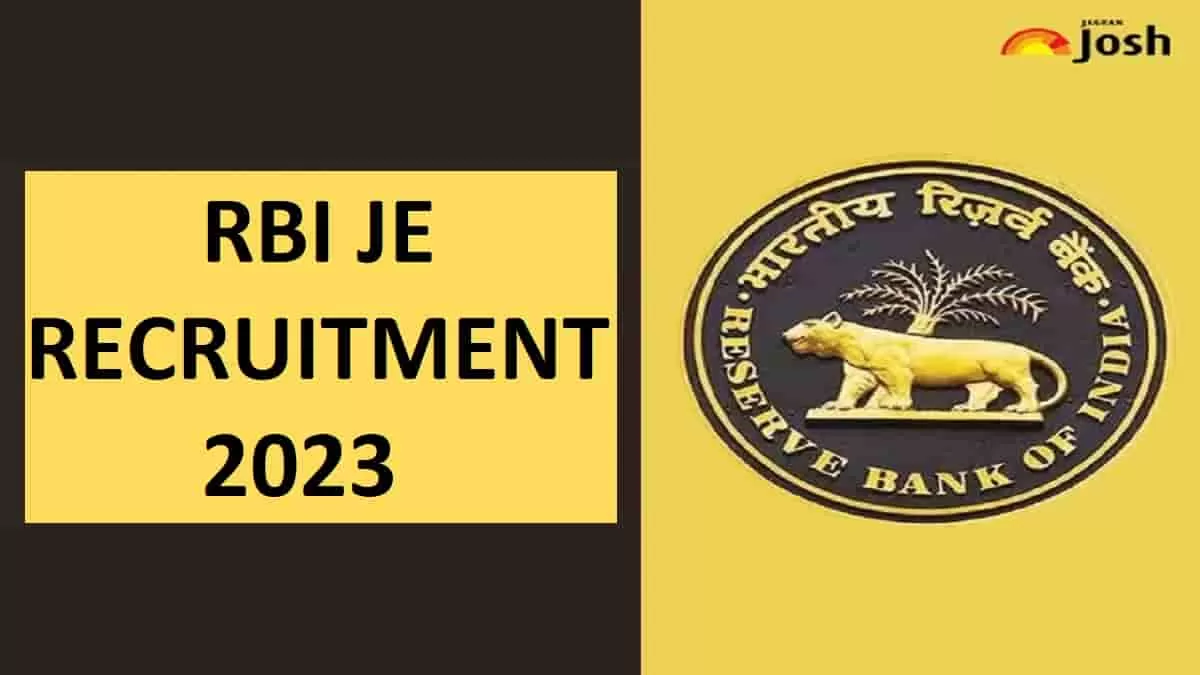 RBI JE Recruitment 2023 Notification OUT: Check Application Link ...