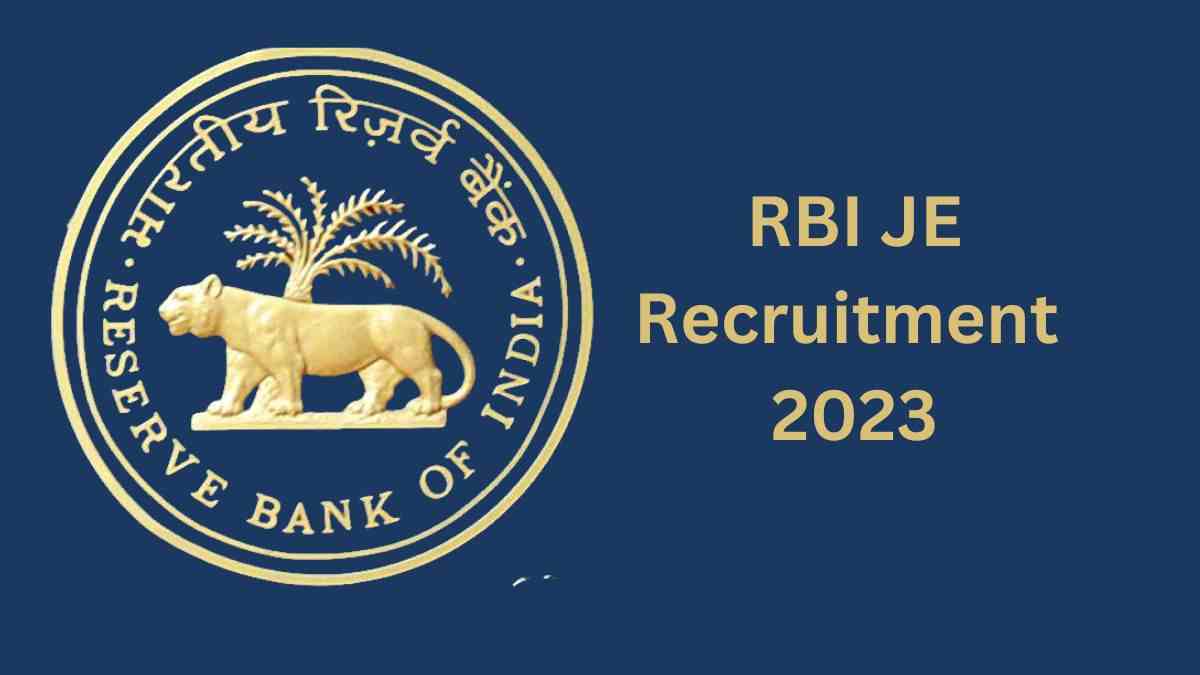 RBI JE Recruitment 2023 : आरबीआई में जल्द शुरू होगी जूनियर इंजीनियर पदों पर भर्तियां, जानें कब और कैसे करें आवेदन ?