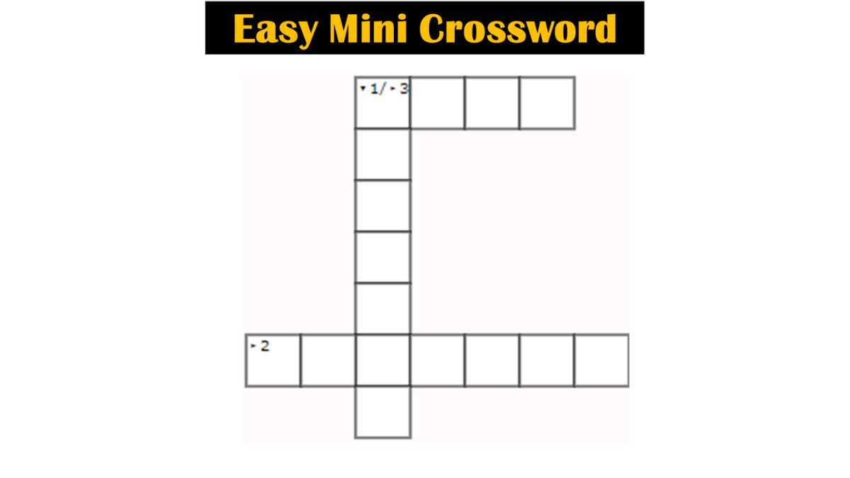 Mini Crossword with Answers: August 11, 2023