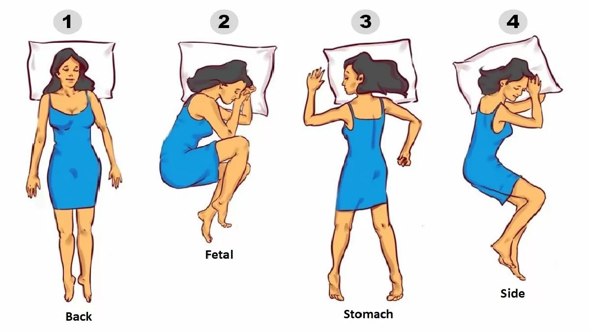 sleeping position personality test