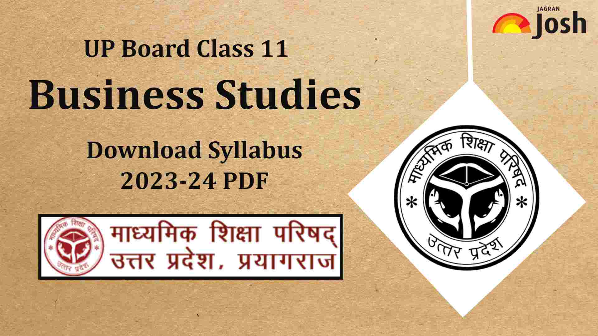 UP Board Class 11 Business Studies Syllabus 2023-24: Download Syllabus PDF Here