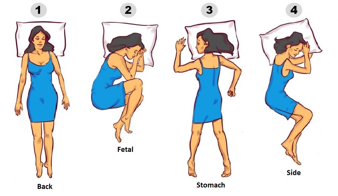 what your sleeping position says about your personality