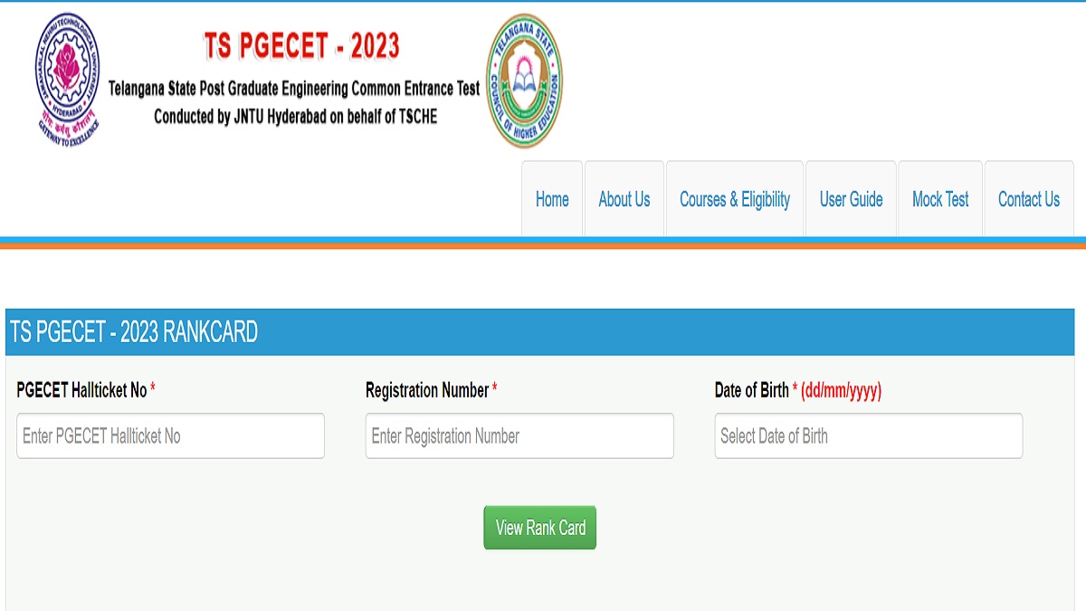 TS PGECET 2023 Result Declared, Get Direct Link Here to Download Rank