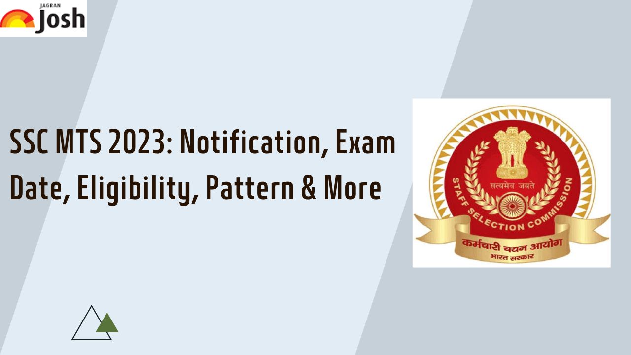 SSC MTS 2024 Notification Exam Date Selection Process Jagran Josh