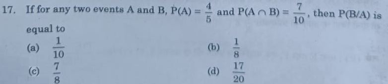 cbse maths question 17 image