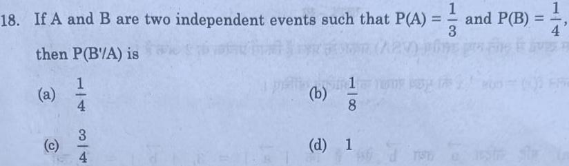 cbse maths question 18 image