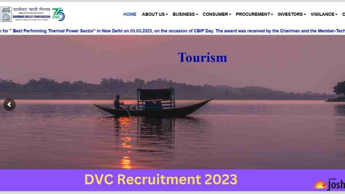DAMODAR VALLEY CORPORATION ANNOUNCES WALK IN INTERVIEW FOR GDMO POSTS