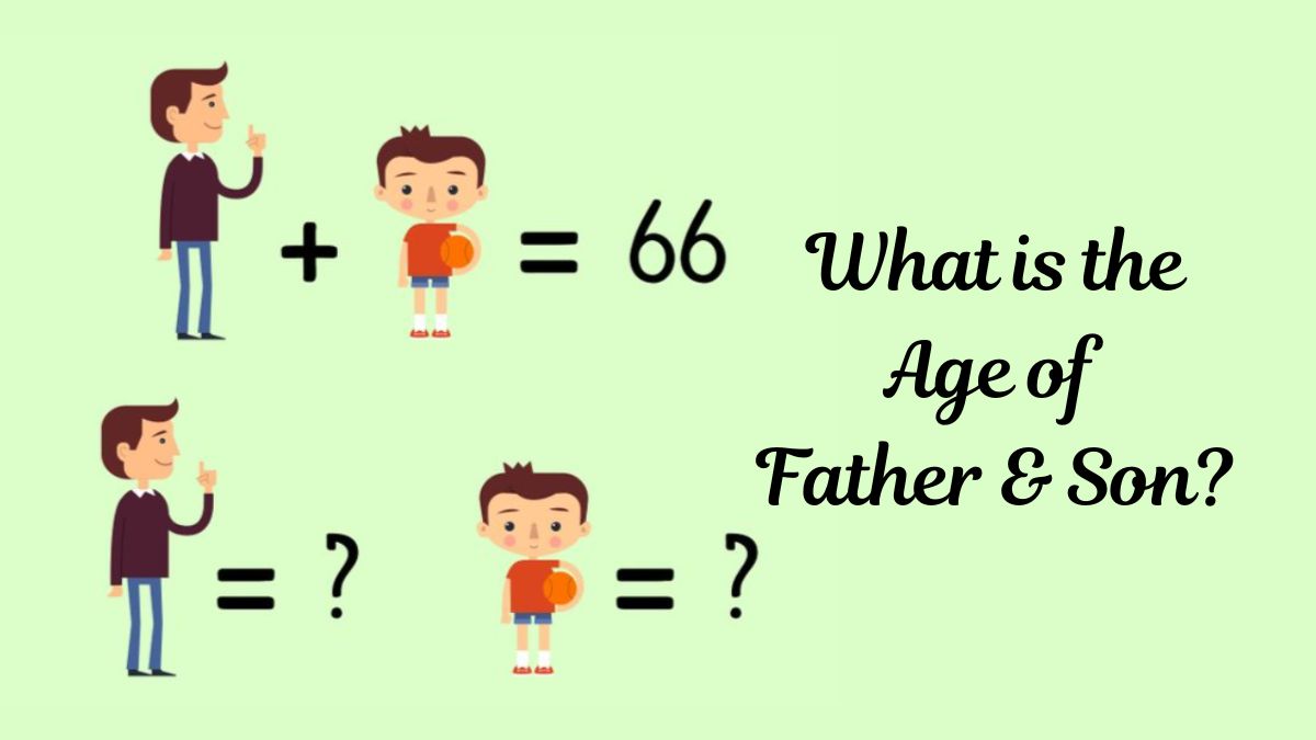Puzzle for Testing Your IQ: Only a Genius can spot the Age of ...
