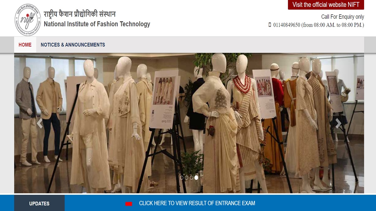 NIFT Result 2023 Out, Check at nift.ac.in, Get Direct Link Here