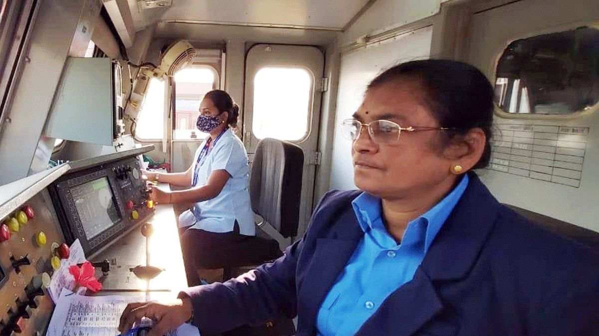 Surekha Yadav is the First Female operating Hi-Tech Vande Bharat Train