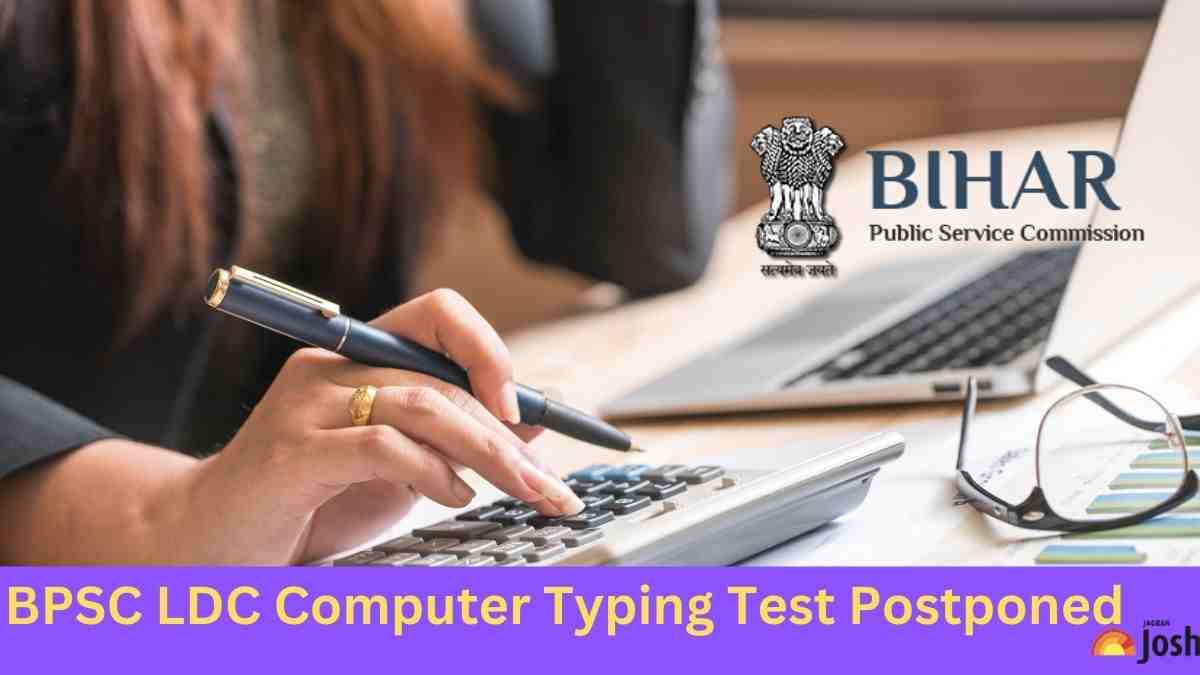 BPSC LDC COMPUTER TYPING TEST  2021 DATE POSTPONED
