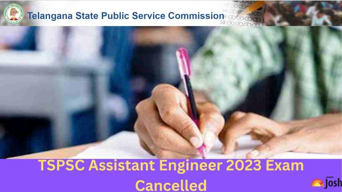 TSPSC ASSISTANT ENGINEER 2023 EXAM CANCELLED  
