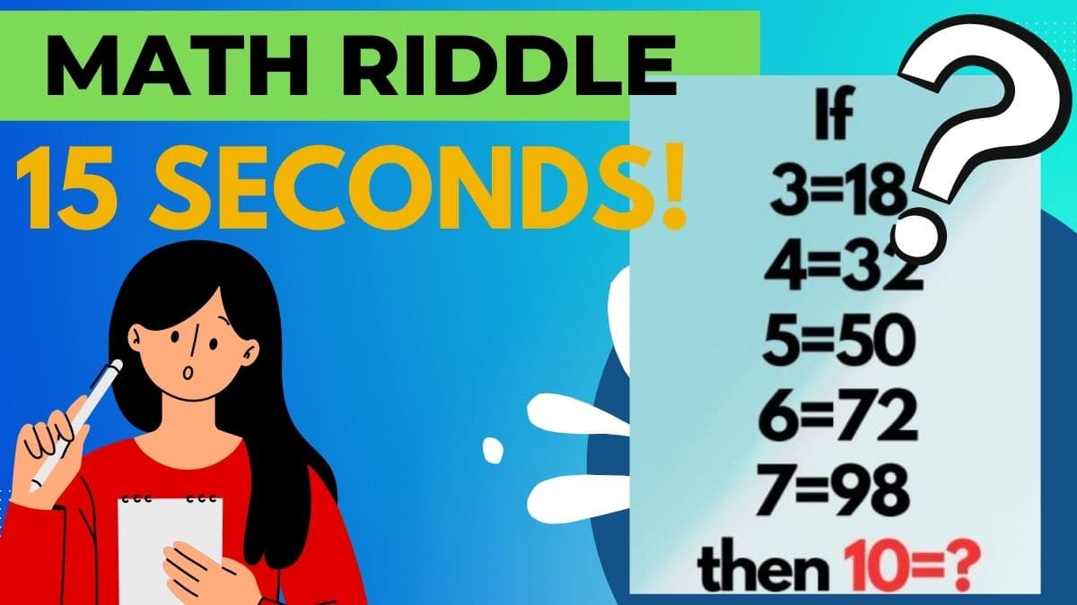 Math Riddles Can You Solve This Math Sequence Puzzle In 15 Seconds 