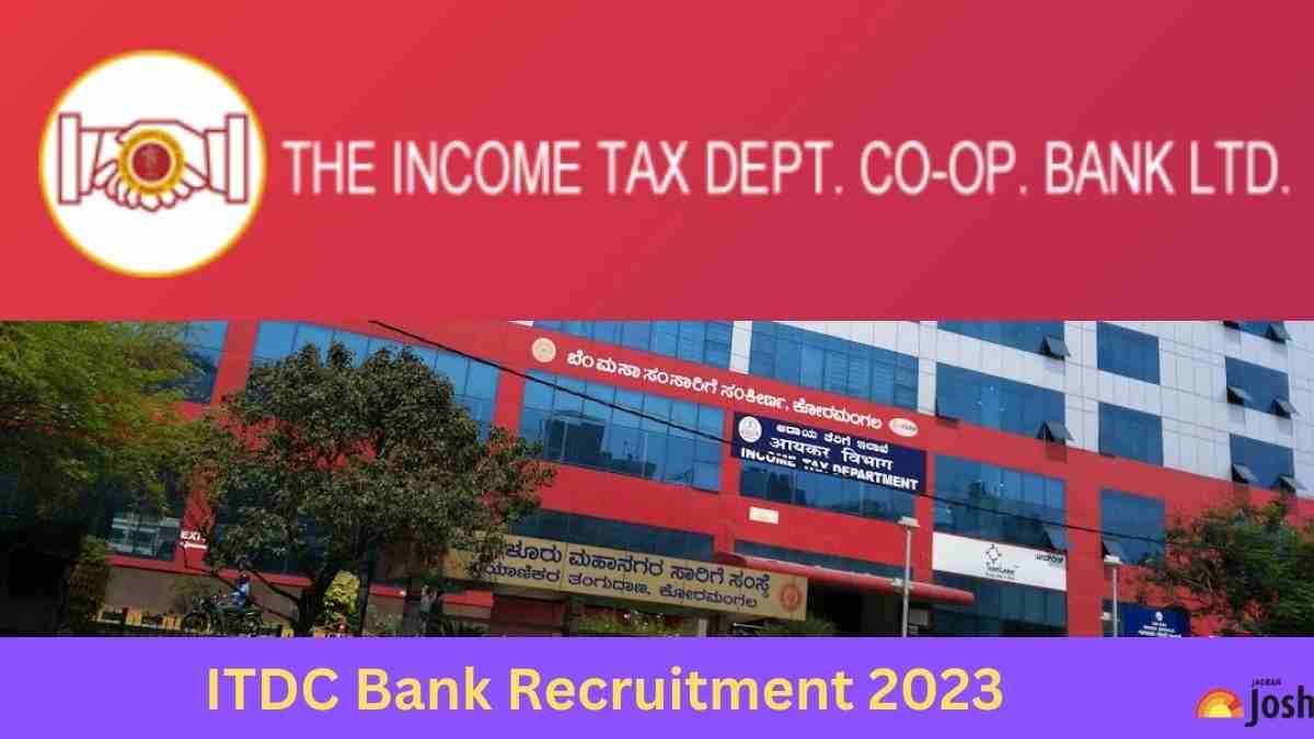 INCOME TAX DEPARTMENT COOPERATIVE BANK RECRUITMENT 2023 NOTIFICATION OUT