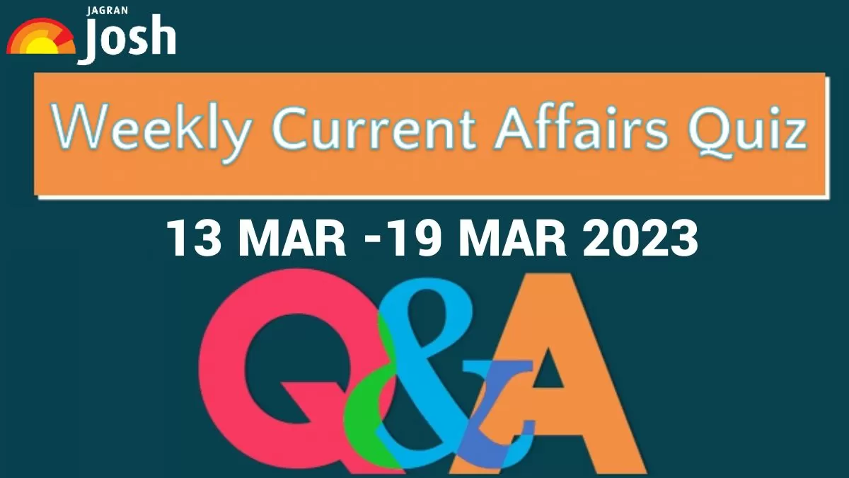 Weekly Current Affairs
