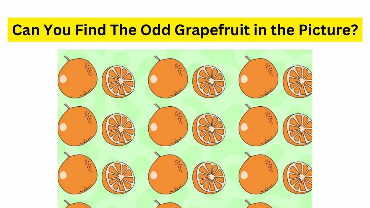 Can You Solve This Grapefruit Brain Teaser.