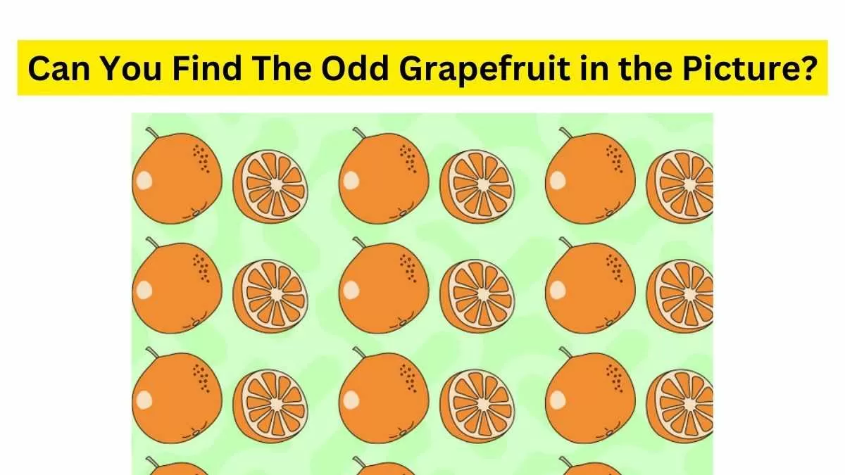 Can You Solve This Grapefruit Brain Teaser.