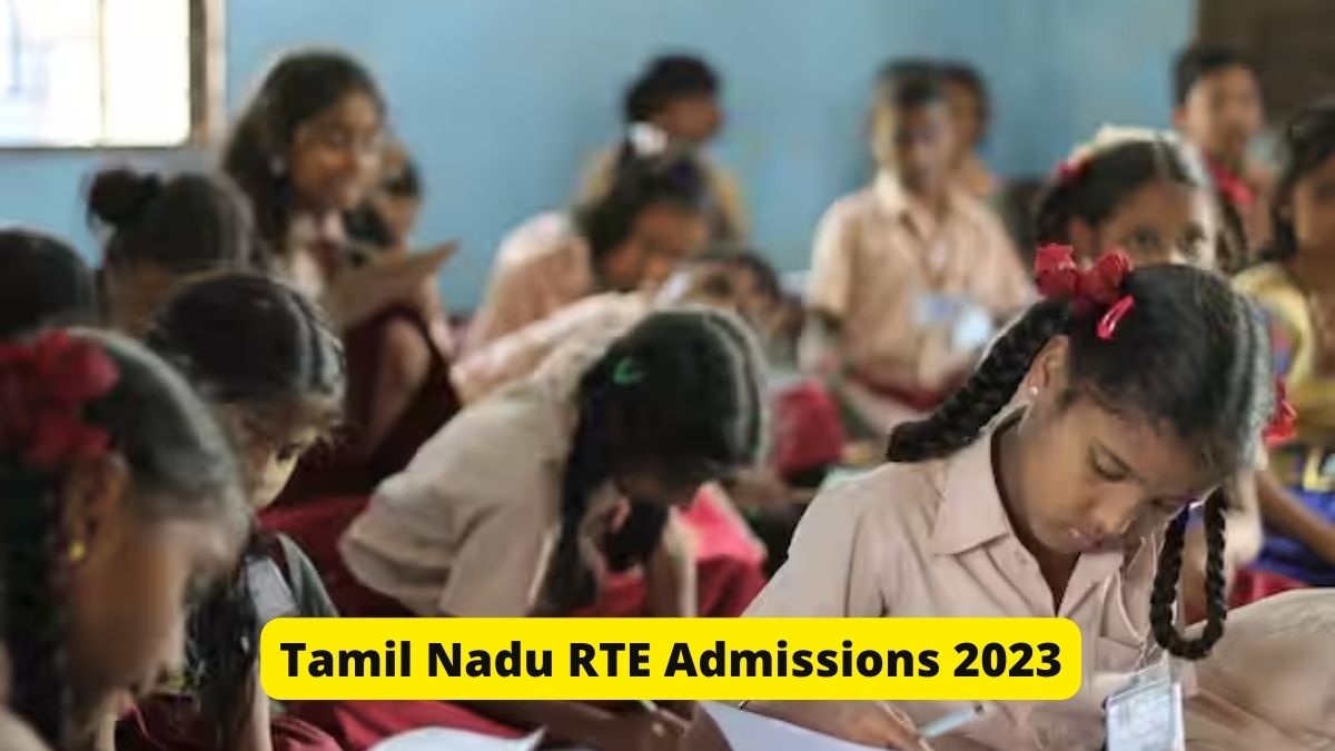 Tamil Nadu RTE Admissions 2023