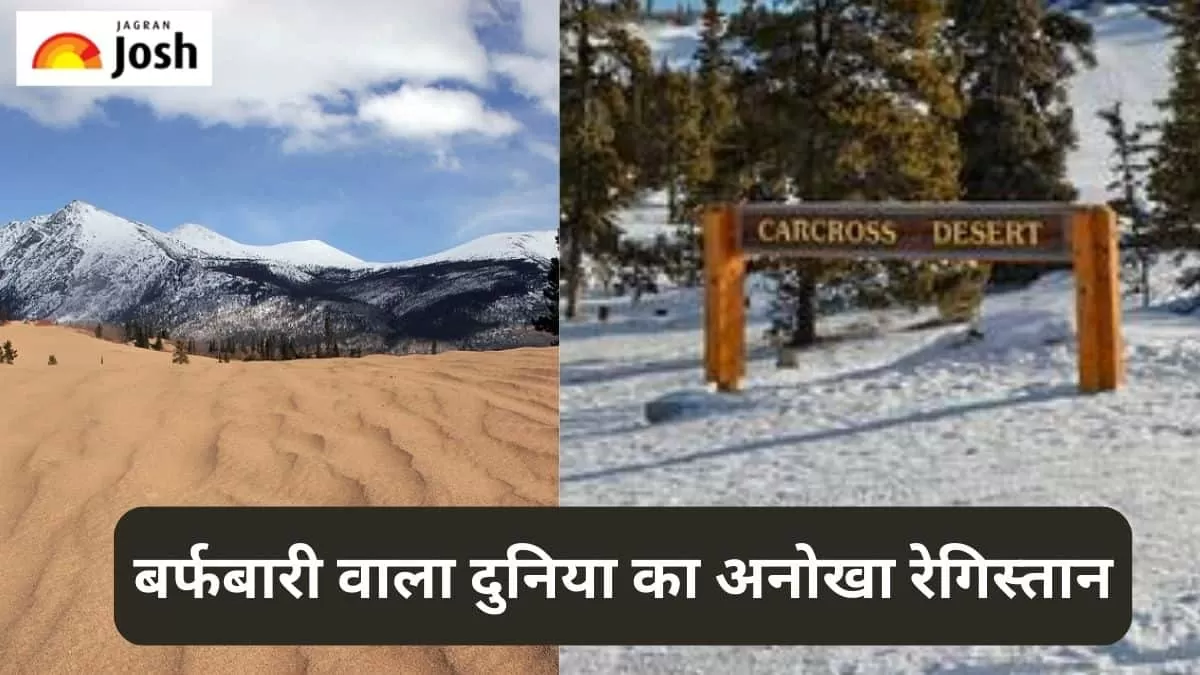 बर्फबारी वाला रेगिस्तान