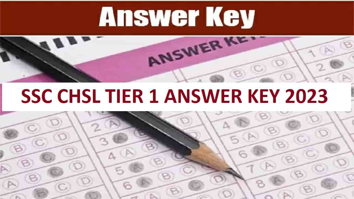 SSC CHSL Answer Key 2023 Live Update Direct Link to Tier 1 Response