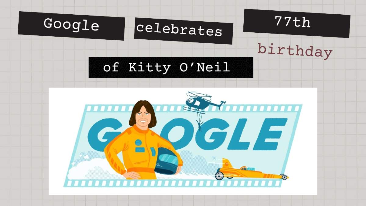 Google pays a tribute to Kitty O'Neil