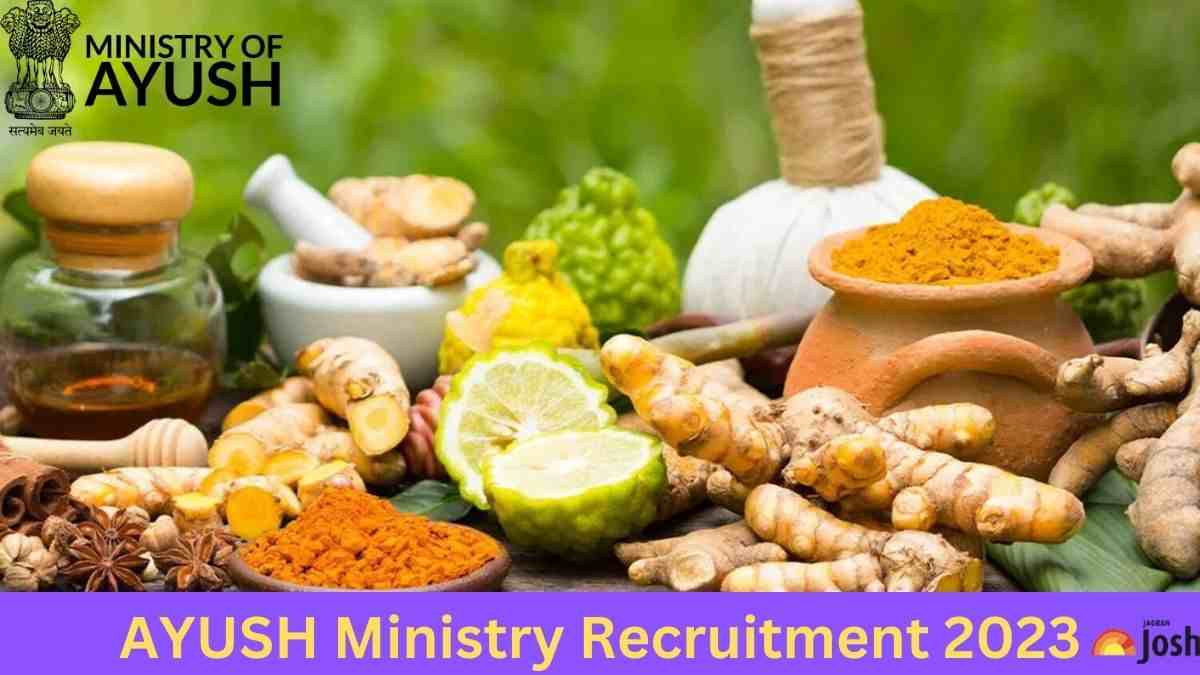 AYUSH Ministry Recruitment 2023