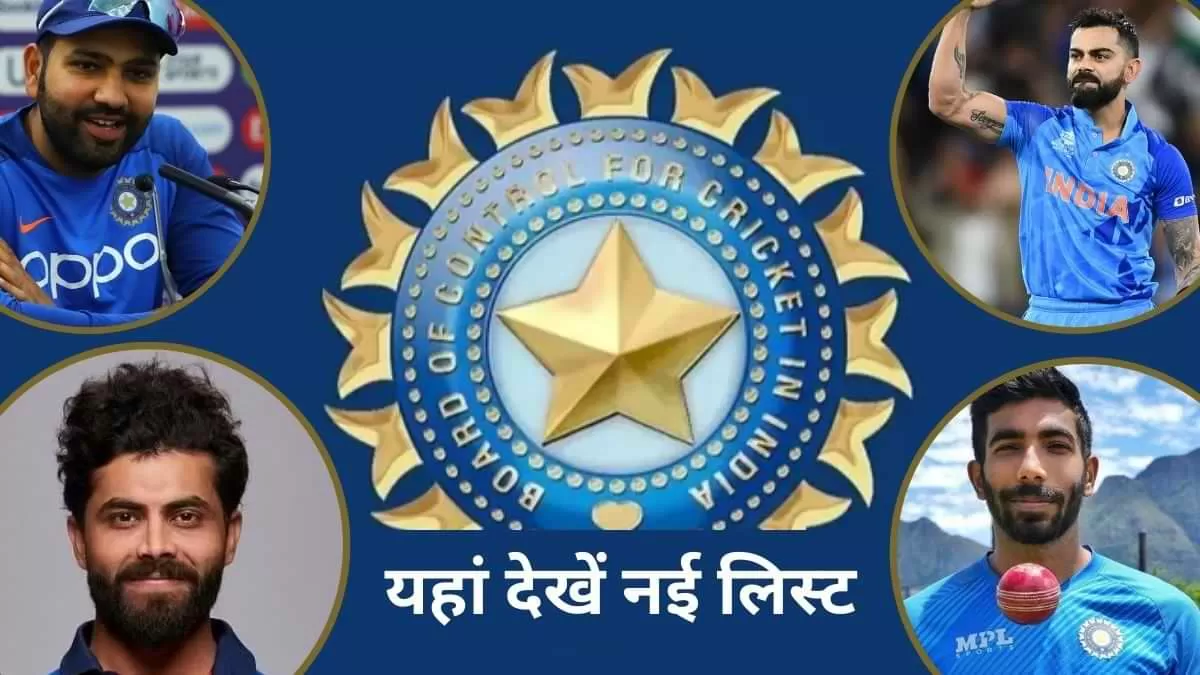 BCCI ने इन 7 खिलाड़ियों को सालाना कॉन्ट्रैक्ट से किया बाहर, यहां देखें नई लिस्ट