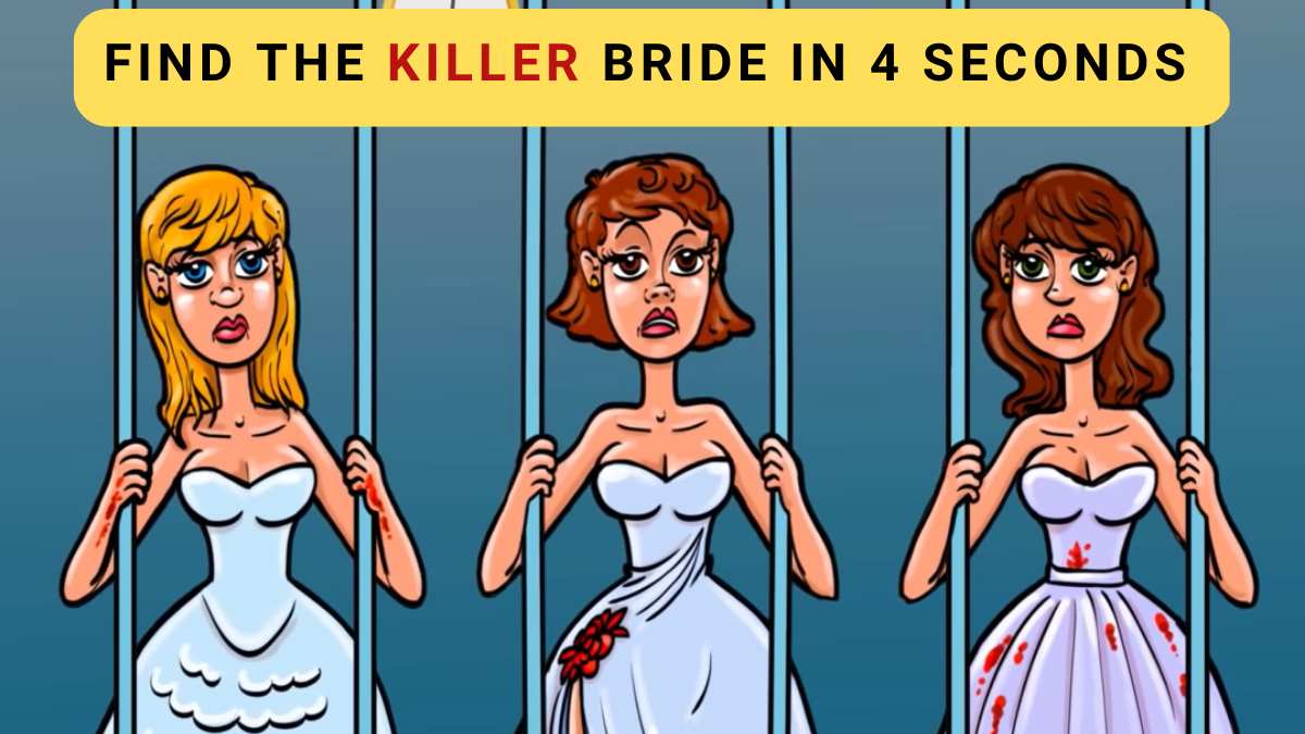 Brain Teaser Challenge: Find the killer bride in 4 seconds