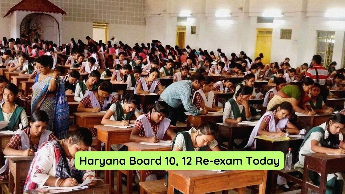 Haryana Board Class 10, 12 Re-exam 2023 Today