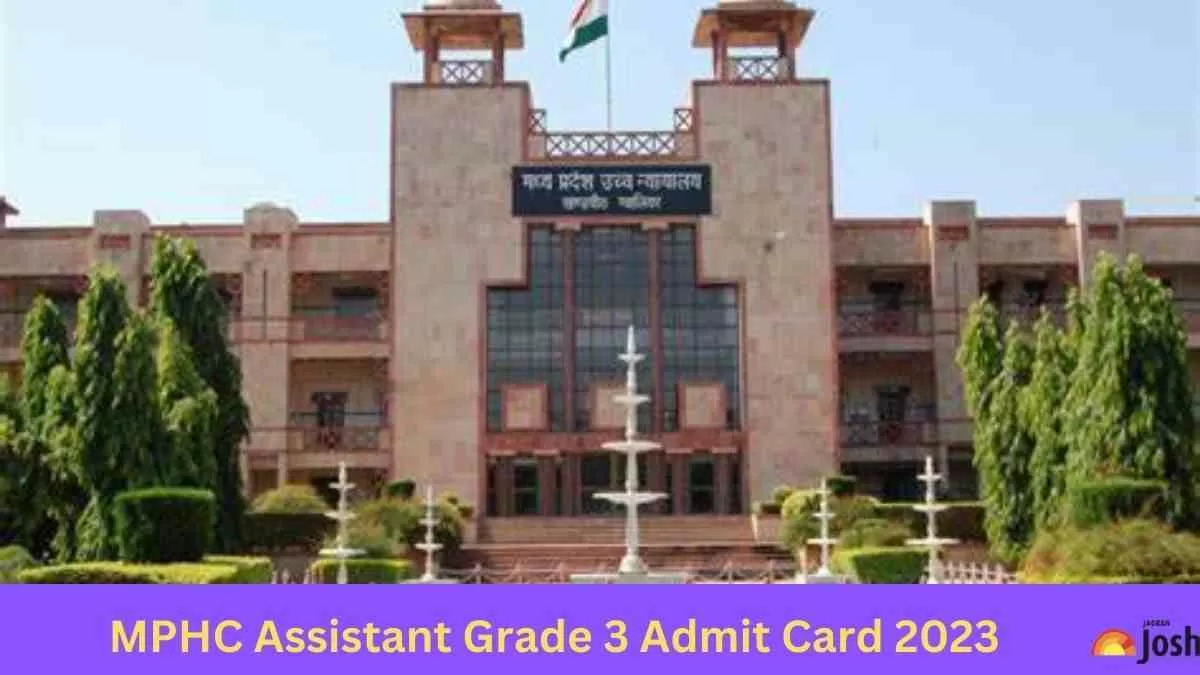 MPHC ASSISTANT GRADE 3 MAINS ADMIT 2023 OUT