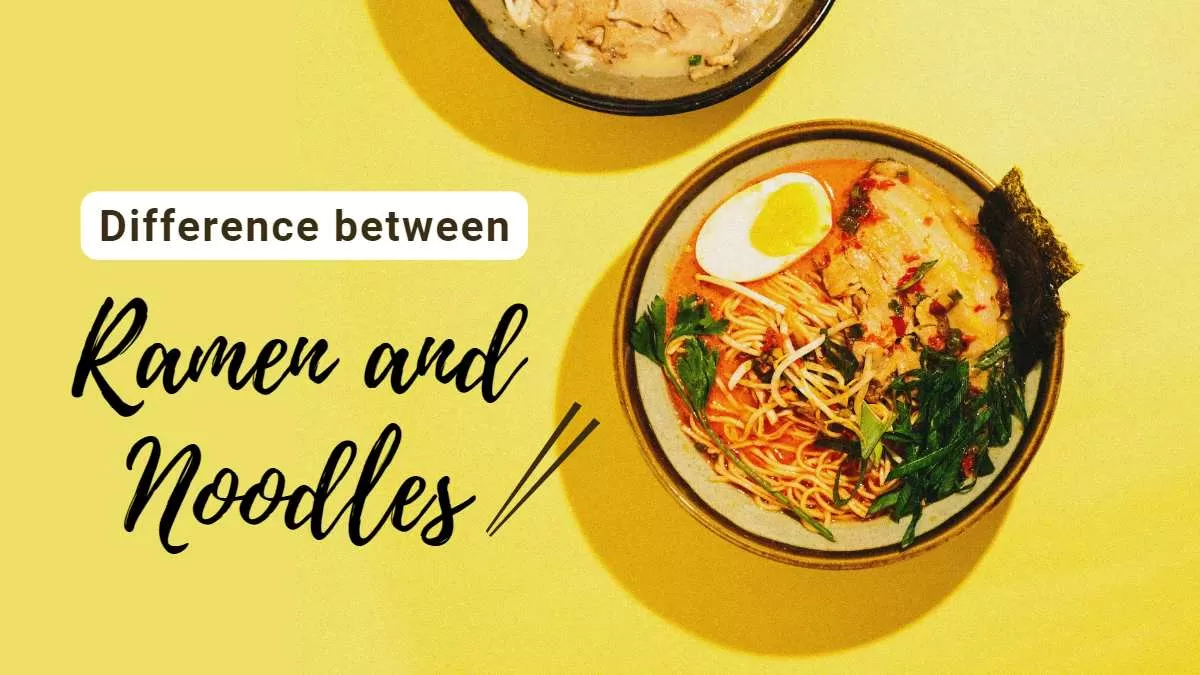 Difference between ramen and noodles