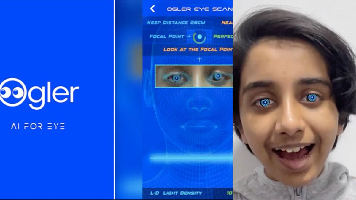 An app that finds eye diseases is launched by an 11-year-old.
