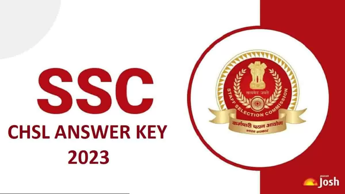 SSC CHSL Answer Key 2023