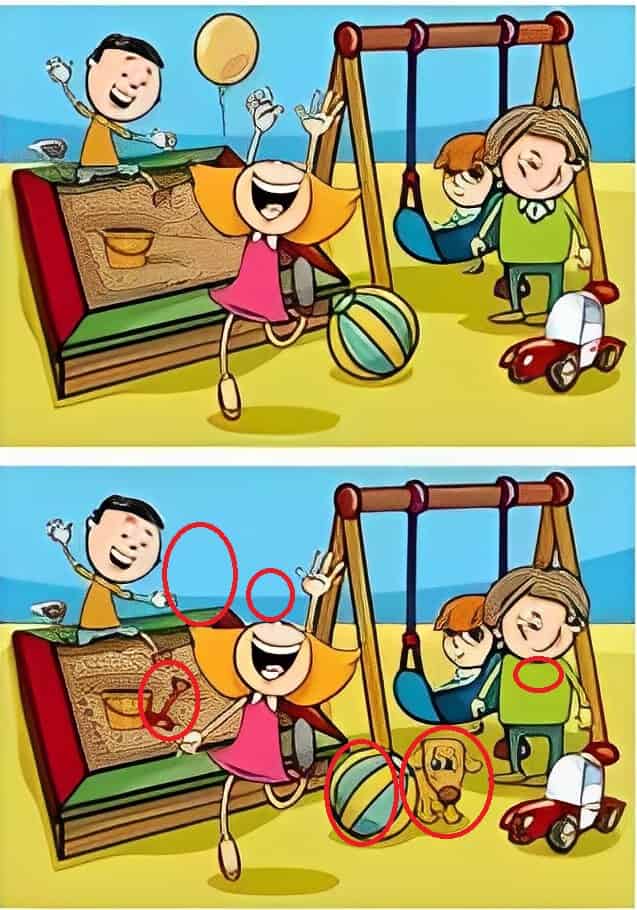 Spot The Difference: Can you spot 6 differences between the two ...