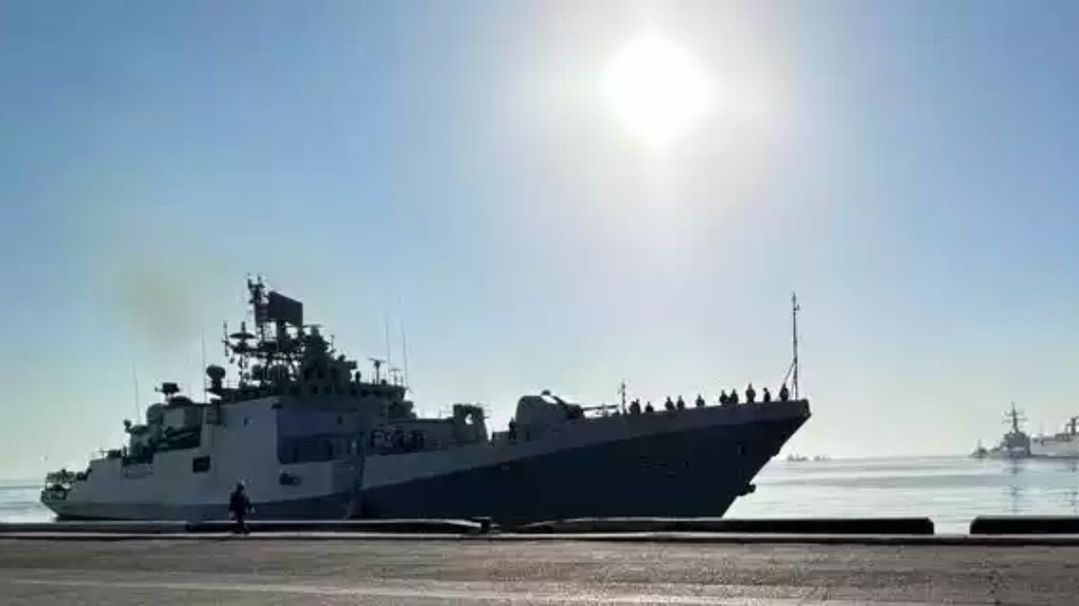 INS Trikand Frigate in Bahrain for Multinational Naval Exercise 2023