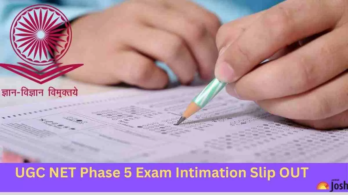 THE UGC HAS RELEASED UGC NET PHASE 5 EXAM DATE 2023