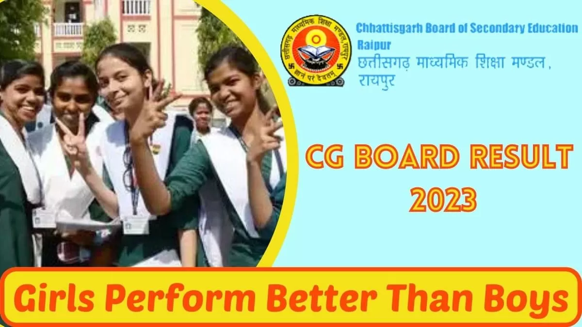 Girls Outshine Boys Once Again in CGBSE Result 2023