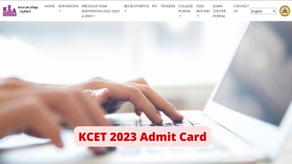 KCET 2023 Admit Card Released on kea.kar.nic.in; UGCET Exam from May 20