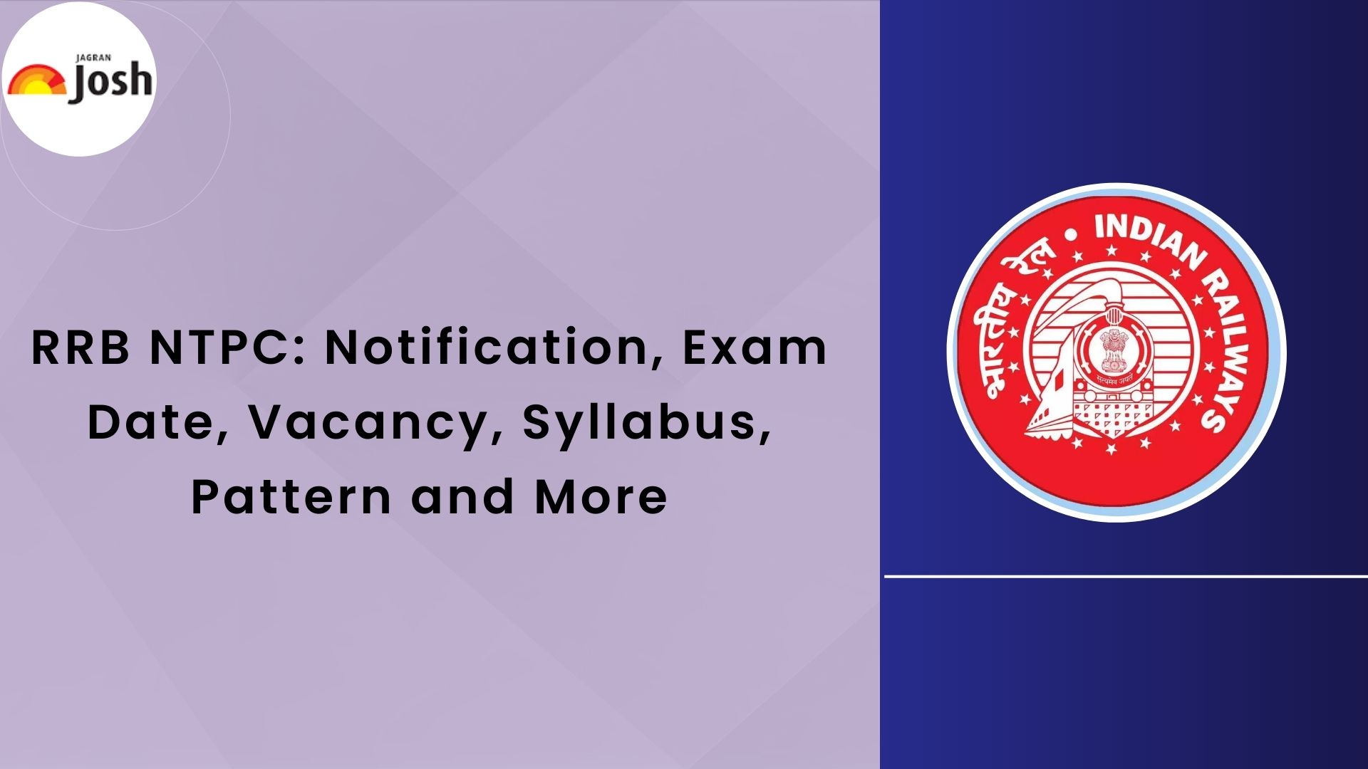 RRB NTPC 2023 Notification Exam Date Application Form Vacancy Eligibility Jagran Josh