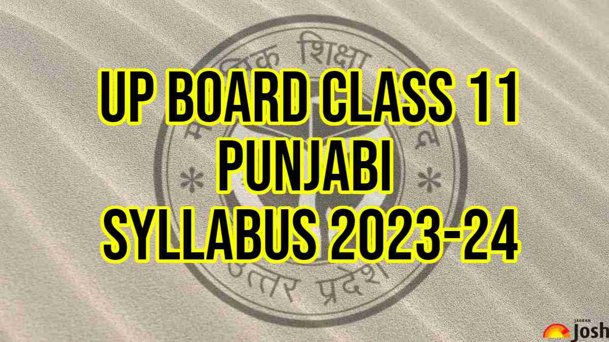 UP Board Class 11 Punjabi Syllabus 2023 24 Download UP Board Class 11 