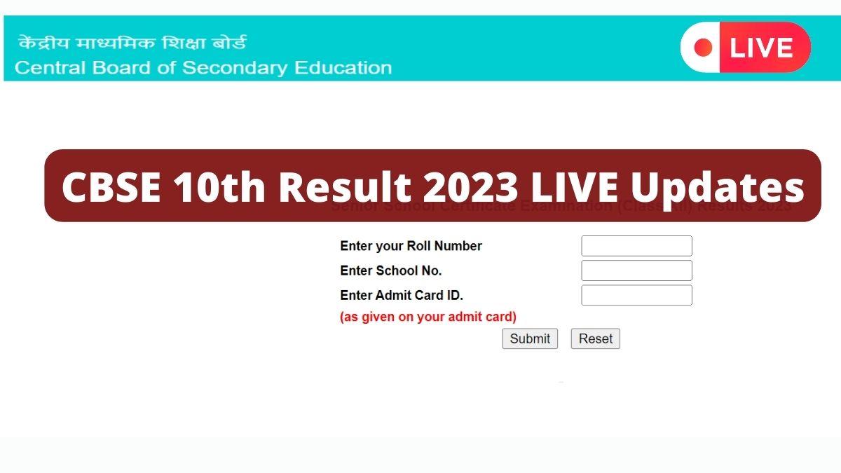 Get here latest news on 1oth CBSE Result 2023 Date and Time