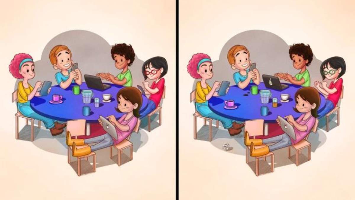 Spot The Difference: Can You Spot 5 Differences In The Dinner Picture ...