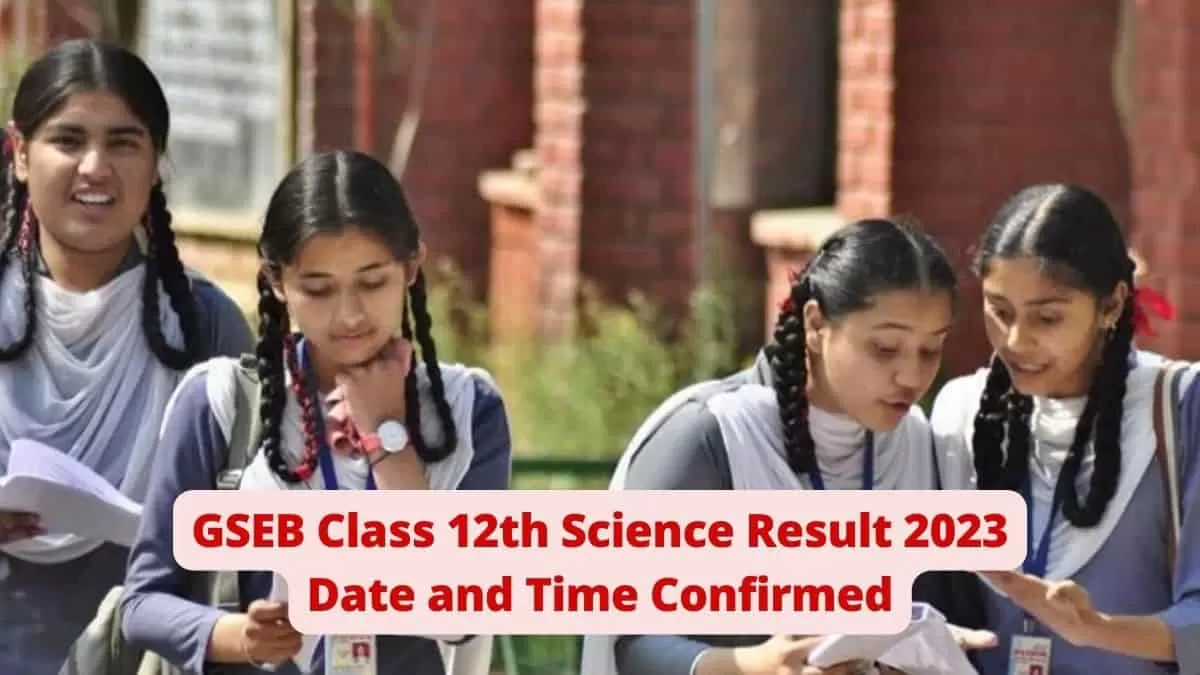 GSEB Board 12th Science Result 2023 OUT, 65.58 Pass Percentage Recorded