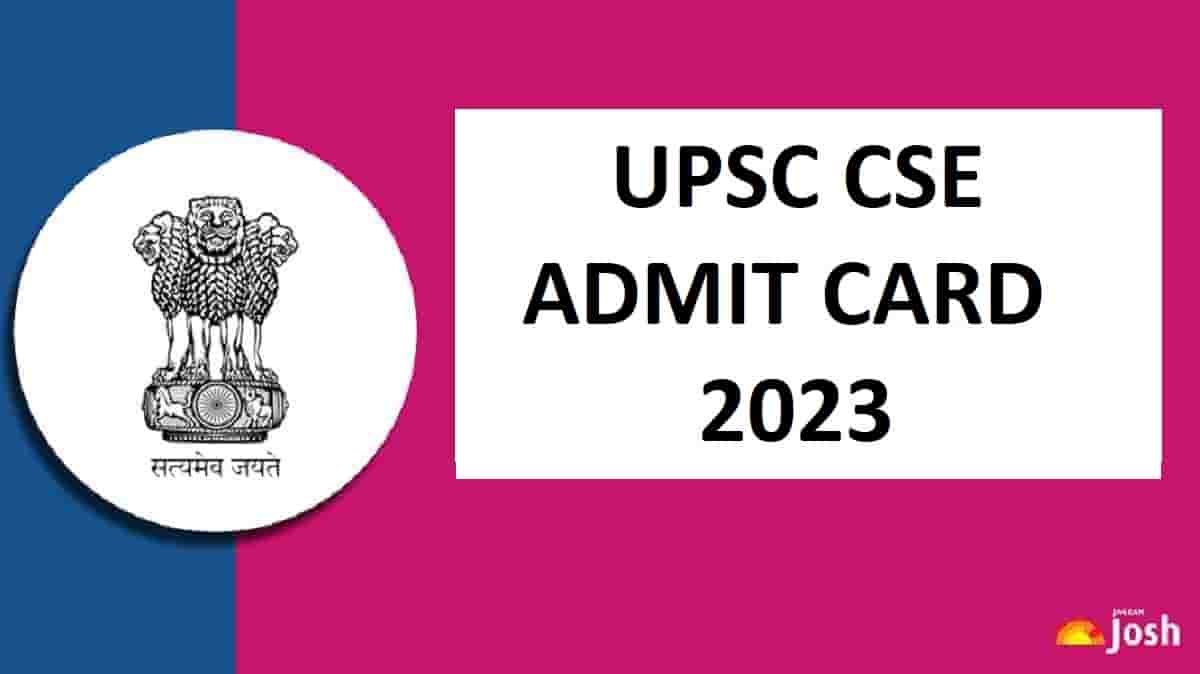 UPSC Admit Card 2023 OUT at upsc.gov.in: Download IAS CSE Prelims ...