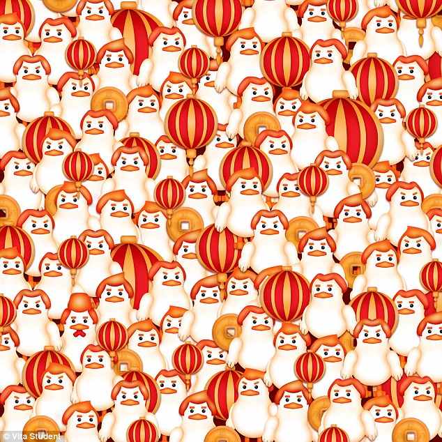 Optical Illusion for IQ Test: Only 5% can spot the Rooster hidden among ...