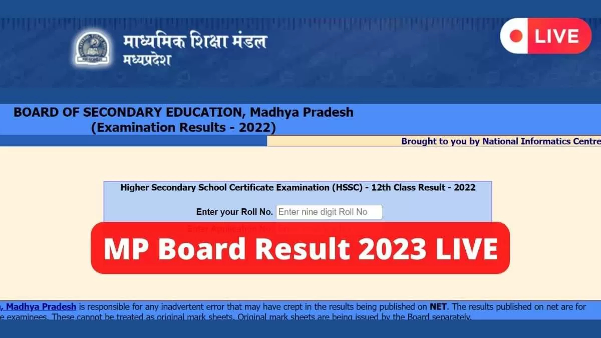 MP Board Result 2023 Live: MP Board 10th, 12th Result Date, Time Soon ...