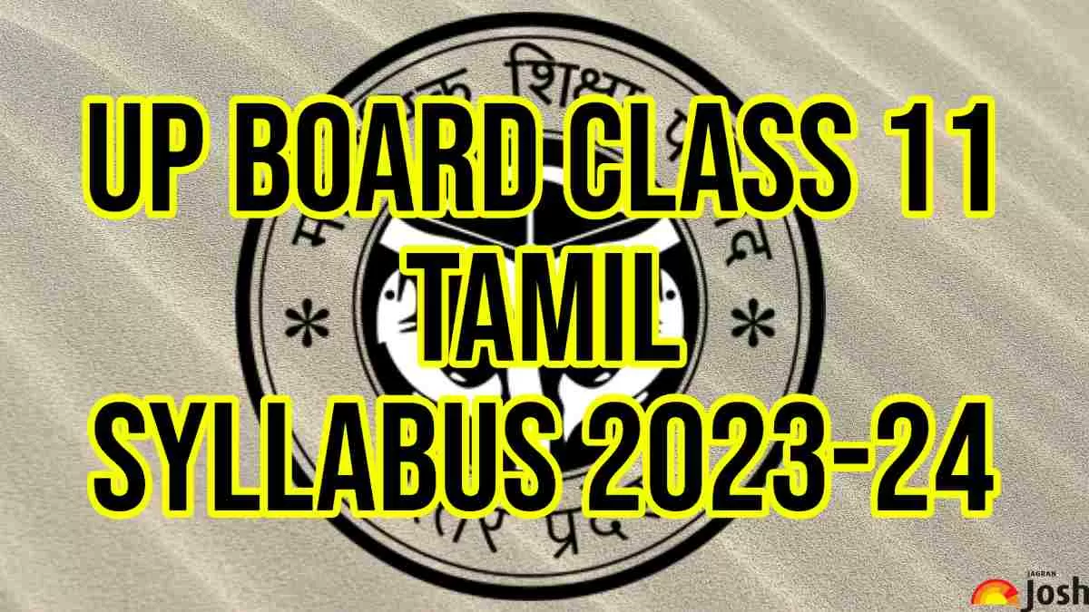 Download UP Board Class 11th Tamil Syllabus 2023-24  PDF